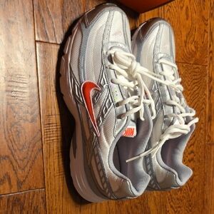 Nike Athletic Shoes - White and Red